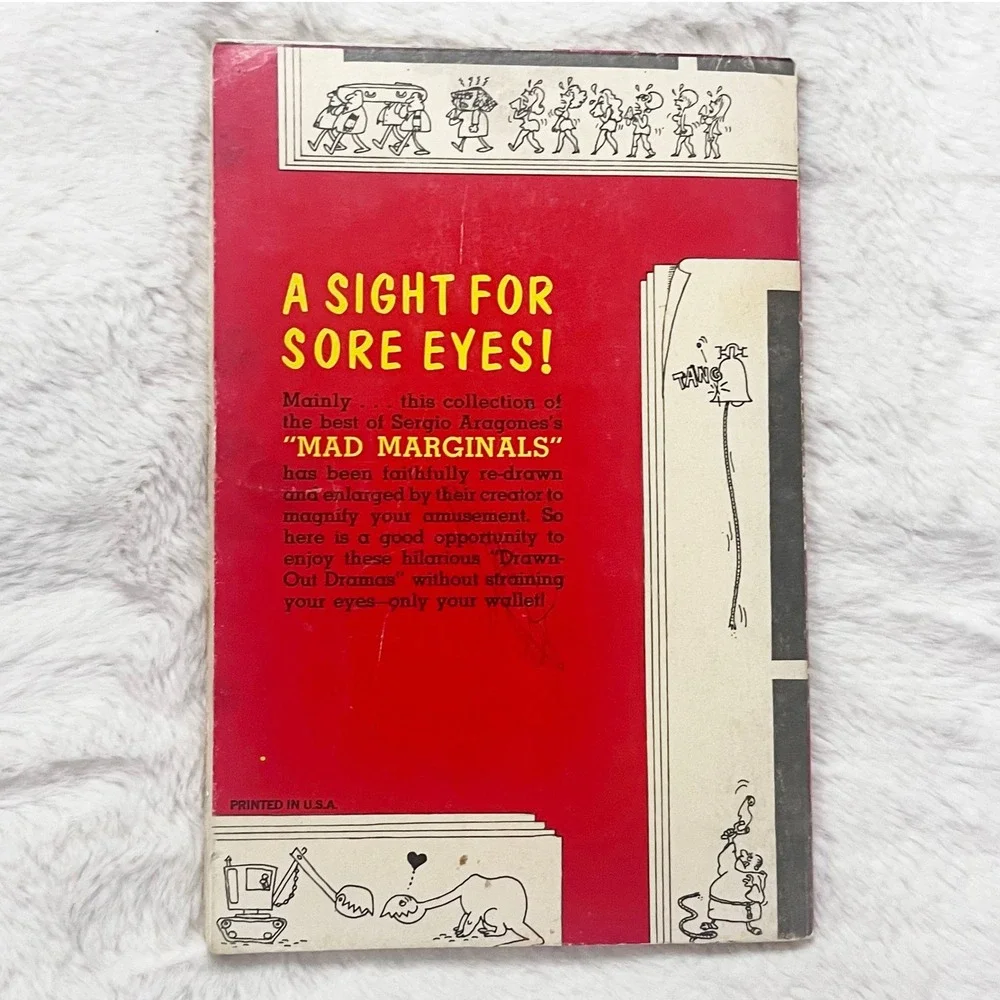 Sergio Aragones MAD Marginals Warner Paperback Library Drawn-Out Dramas Vintage